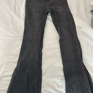 Free People Black Flared Jeans